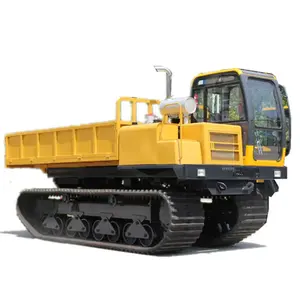 5 tấn Crawler Mini Dump xe tải cho lòng bàn tay mini cao su theo dõi Dumper