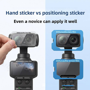 Protector de Pantalla de Vidrio Templado Óptico para Cámara de Acción Insta360 Luna Ultra con Adhesivo de Alineación - Product Image 5
