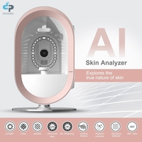 Analyseur de peau 3D AI, scanner facial, appareil de diagnostic, équipement de beauté pour salon, caméra HD, compatible WiFi/Bluetooth, garantie 2 ans