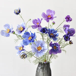 Crisantemos Reales de Seda Artificial en Oferta, Color Rosa, Tallo Único, Flores Pequeñas y Duraderas para Decoración de Bodas - Product Image 4