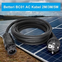 Micro-onduleur pour système photovoltaïque raccordé au réseau électrique nordique 2000W Betteri Bc01 Prise femelle vers Schuko