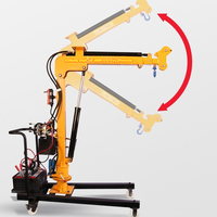 Chariot élévateur compact à rotation complète à 360 degrés Articulé 1000 kg 3000 kg Pliable en acier à haute teneur en carbone Portable Utilisation en atelier Grue montée sur véhicule