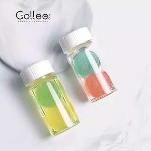 Gollee Tweezer Cleanser Display Kits Professional Tweezers Private Label Eyelash Glue Remover Ball Eyelash Extension Tools