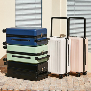 Valise à roulettes unisexe 20 pouces avec serrure à combinaison, roues pivotantes, fermeture éclair durable pour voyages d'affaires - Product Image 2