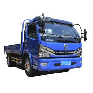 물류 운송 동 펭 4x2 5.15m 평상형 트레일러 화물 상자 9 톤 가벼운 의무 6 휠러 단일 캐빈 트럭
