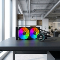 Ventilador de Refrigeración por Aire de Plástico de 240 mm RGB para PC Gaming, con Rodamiento Fluido, Bajo MOQ, Compatible con Sincronización ARGB de 4 Pines, ¡Venta Caliente!