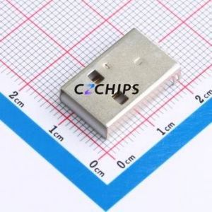 AM180-01-T1-W USB Connector SMD Connector ( Connector Type: Type-A )( Gender: Male )( Mounting Type: Sink Board ) - Product Image 1