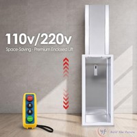 Heimaufzüge Elektrischer Hydraulischer Lastenaufzug Wandmontierter 2-Etagen Wohnaufzug