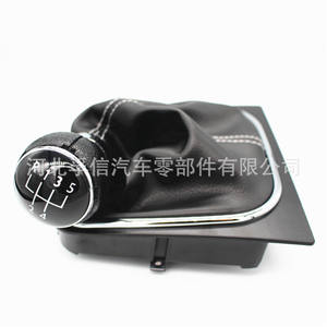 Pomo de palanca de cambios de coche, de plástico negro, ergonómico, para Volkswagen Golf, cubierta de palanca de cambios - Product Image 2