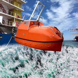 Bote Salvavidas SOLAS China, Totalmente Cerrado, de Gran Capacidad, para 60 Personas, Fabricado en FRP - Product Image 5