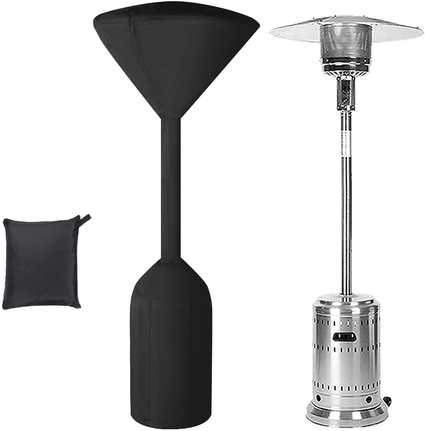 KLY 600D Оксфорд с ПВХ покрытием водонепроницаемый тяжелый Обогреватель Патио крышка