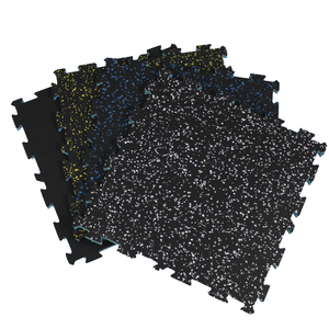 공장 직접 체육관 연동 고무 퍼즐 매트 방음 충격 흡수 가정용 체육관 방수 실내 거품 고무 - Product Image 1