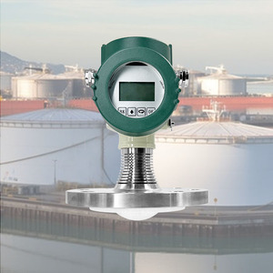 Độ chính xác cao ± 1mm Radar cấp Cảm biến đo 0-120 mét phạm vi cho <span class=keywords><strong>DIESEL</strong></span> Tank mặt bích gắn kết mức độ Dụng cụ đo xuất khẩu - Product Image 1