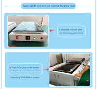 Technologie de collage optique G+G OCA pour écran de télévision LED, écran d'avion, SCA OCF COF, machine à laminer 65 pouces