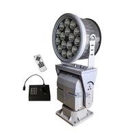 Luz de Búsqueda Marina LED de Alta Visibilidad, Giratoria Automática de 360 Grados, RS485/Internet