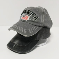 Gorra de Béisbol Vintage de 6 Paneles de Algodón Lavado, Visera Curva, Correa Ajustable, Diseño Unisex, Perfil Bajo, Bordado 3D Personalizado - Fábrica