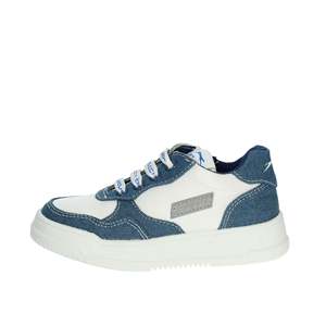 Zapatillas Deportivas para Niños Balducci, Blancas y Azules, de Lona, Modernas - Product Image 1