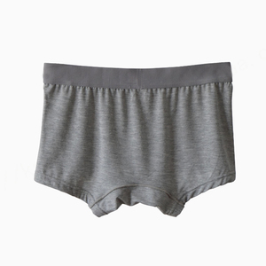 Private Label New Design Mid Rise <b>Boxer</b> Elastic Band Short Solid Modal Sport Breathable Man Briefs and <b>Boxers</b> with Front Pouch - Product Image 2