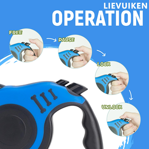 Personalized 5m Retractable Automatic Dog <b>Harness</b> Reflective Bone Design Solid Plastic Telescopic Leash Ribbon Eco-friendly - Product Image 4