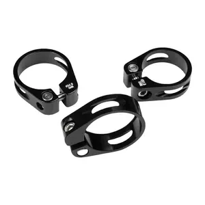 Mountain Bike Aluminum Alloy Seatpost Clamp 31.8/34.9/37mm bike accessories carbon seatpost clamp bicycle clamp Quick Release