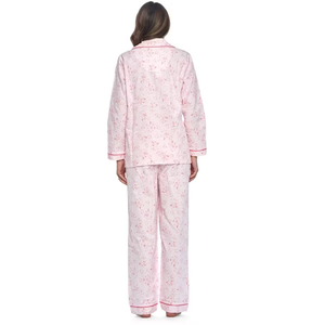 Pijamas de Mujer de Alta Gama con Estampado Digital, Suaves y Transpirables, de Algodón, con Cintura Elástica y Estampado Personalizado, para Invierno - Product Image 2