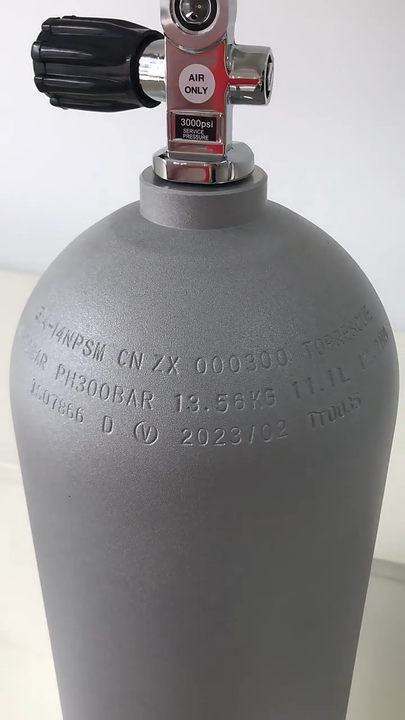 ZX S80 S40 S53 S63 S06 S19 TPED/DOT Aluminium Scuba Oxygen Tank