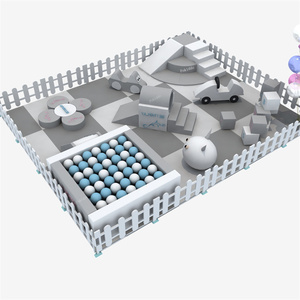 Aire de jeux pour enfants, centre de jeux intérieur doux, équipement de fête, aire de jeux pour tout-petits, parc à balles pour bébé - Product Image 1