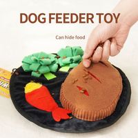 Tapis de reniflement en peluche de haute qualité pour chats et chiens, jouets de reniflement pour animaux de compagnie