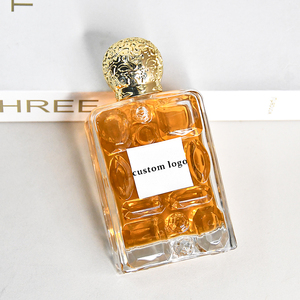 Sang Trọng Tùy Chỉnh Nước Hoa Chai 100Ml Hình Vuông Nước Hoa Chai Thủy Tinh Rỗng Chai Nước Hoa Với Glod Bóng Mũ - Product Image 2