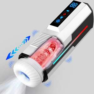 Jouets pour adultes, <span class=keywords><strong>masturbation</strong></span> automatique télescopique rotative vibrante, étanche, gobelet pour homme, masturbateur masculin - Product Image 1