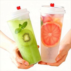 Gobelets en plastique PP jetables transparents et givrés, écologiques, pour les plats froids et chauds à emporter, les fêtes et les restaurants - Product Image 4