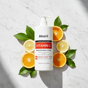 कैरियल विटामिन सी और ई फेरुलिक एसिड नारियल तेल चमकदार सफेद शरीर लोशन 500 मिली - Product Image 3