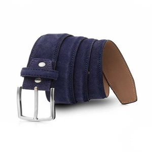 Stylish Hot Sale Men Leather <b>Belt</b> with Heavy Alloy Pin Buckle Adjustable Comfortable Waist Strap for Trendy Casual Outfits - Product Image 1
