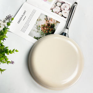 Poêle à frire en nid d'abeille en céramique de 26cm, meilleure vente, poêle hybride antiadhésive en acier inoxydable pour la cuisine quotidienne - Product Image 3