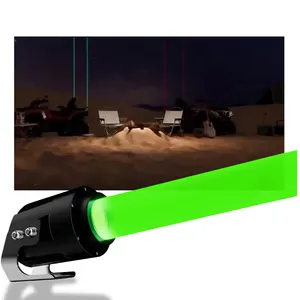 Motorrad 3 Zoll LED Peitsche ATV Geländewagen Flagge Boot Licht LED Licht leiste Laser Spot Arbeits licht