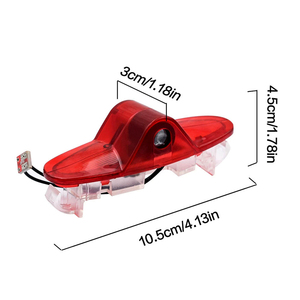 2 pièces, projecteur d'ombre fantôme 3D LED pour porte de <span class=keywords><strong>voiture</strong></span>, éclairage de courtoisie pour <span class=keywords><strong>Renault</strong></span> Koleos 2009 2010 2011 2012 2013 2014 2015 2016-2022 - Product Image 5