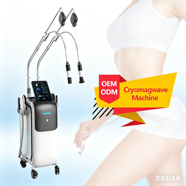 2026 Vertical Cryomagwave Body Shaping Machine for Fat Dissolution and Body Contouring