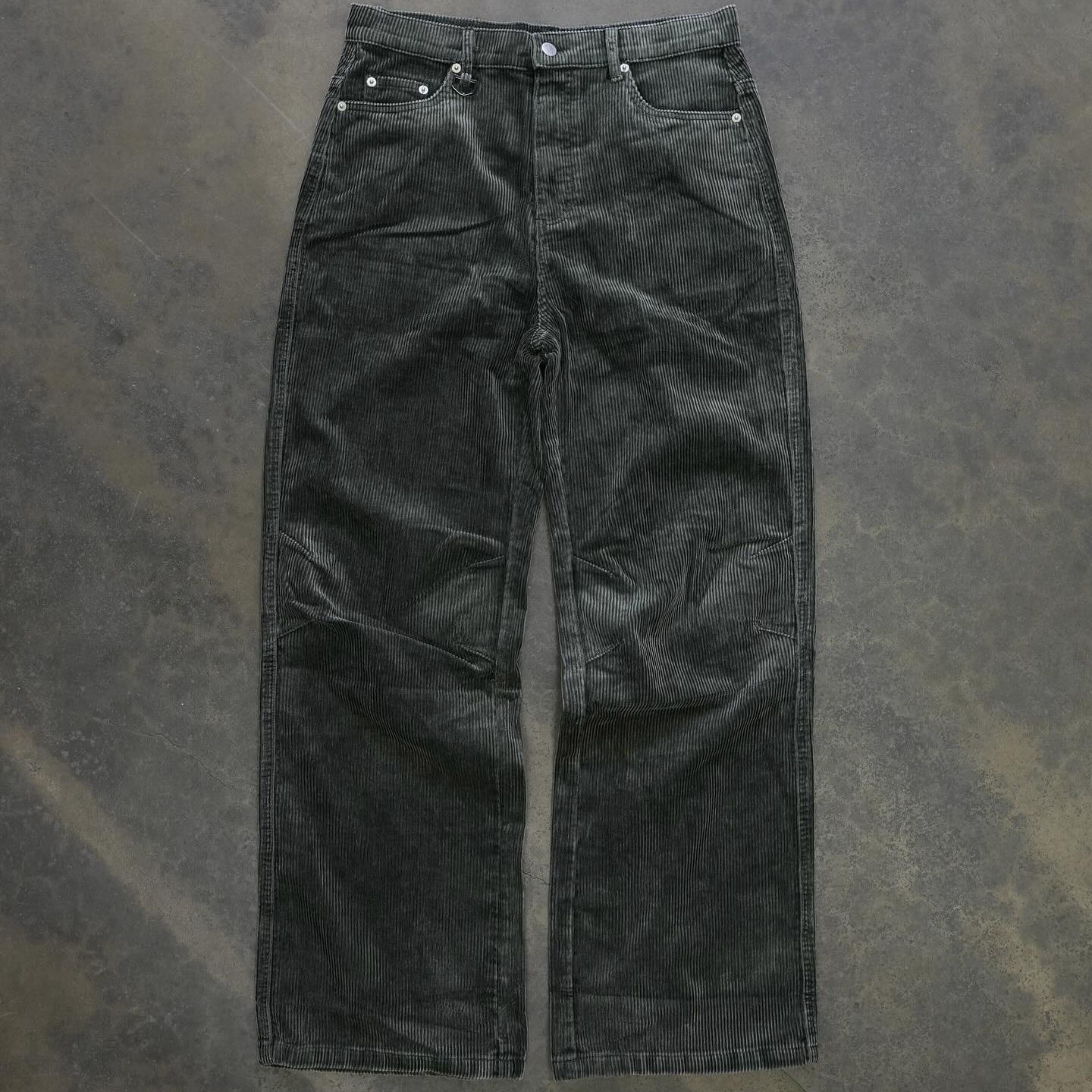 Custom Manufacturer Flare Denim Trouser Acid Wash Distressed Denim Pants  Men'S Jeans