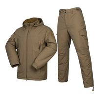En stock, uniformes tactiques d'extérieur pour hommes, imperméables, en nylon durable, rembourrés de fibres épaisses, chauds pour l'hiver, F7