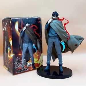 6 Estilos de Figura de Anime de Sung Jin Woo de Solo Leveling, Caballero Rojo Sangre, Comandante Igris, Modelo de Mano, Adorno de Escritorio, Regalos, 17~21 cm - Product Image 5