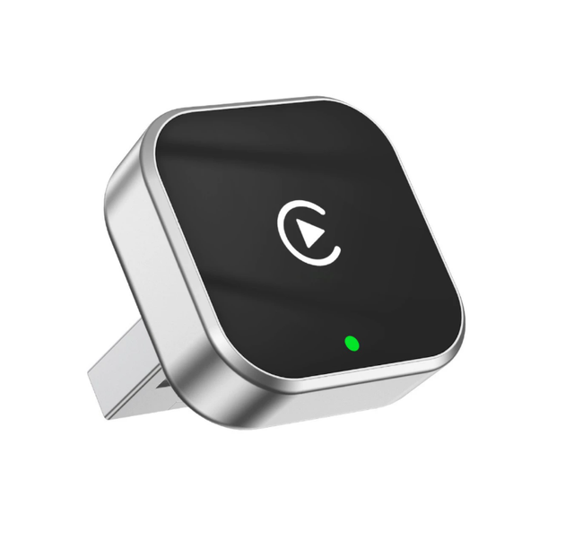 2025 New Portable Wireless CarPlay Adapter 5Ghz WiFi Type-C/USB Plug & Play with Android Auto and CarPlay Phone Charger