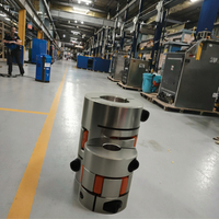 Accouplement flexible élastomère universel en aluminium ZCF de 30 mm pour arbre de moteur, personnalisation OEM