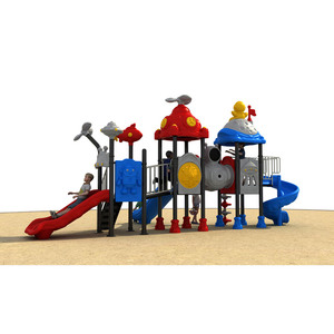 Equipo de Juegos para Exteriores con Tobogán, Columpios y Juegos de Parque de Diversiones para Niños - Construcción de Metal y Plástico - Product Image 4