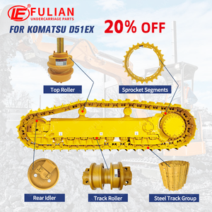 Harga pabrik langsung untuk Komatsu <span class=keywords><strong>Dozer</strong></span> bagian <span class=keywords><strong>Undercarriage</strong></span> <span class=keywords><strong>D41</strong></span> D47 D51 komponen Set lengkap - Product Image 2