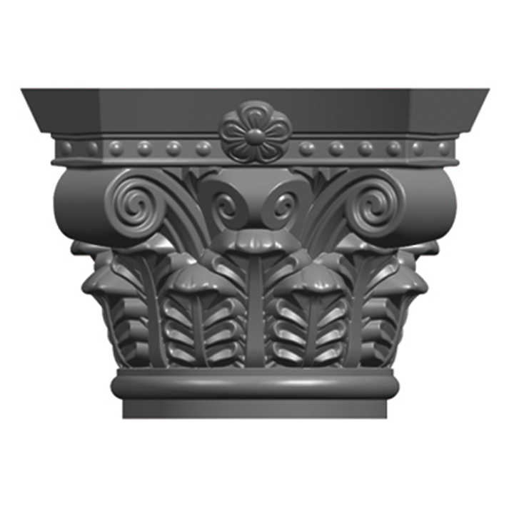 ABS Plastic Decorative Cement Roman Column Chapiter Top Molds