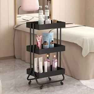 Carrito Rodante de Alta Calidad para Salón de Belleza y Spa, Carrito de Aluminio con Altura Ajustable para Salón de Uñas - Product Image 4