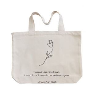 Bolsa de Mano de Algodón No Tejido de Gran Capacidad, Personalizada y de Lujo para Mujer, Reutilizable, con Logotipo y Diseño Personalizados, Hecha de Lona - Product Image 1