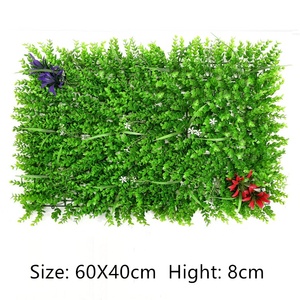 QSLH-GWE008 <span class=keywords><strong>Plante</strong></span> Artificielle Décorative Milan Herbe En Plastique Eucalyptus Mur Herbe Décor À La Maison - Product Image 5