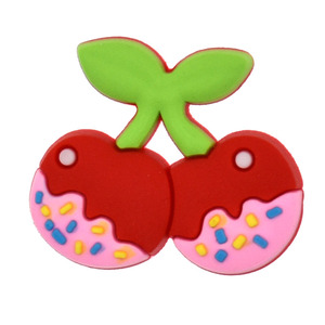 Populares adornos de PVC para zuecos, zapatos, bolsos, pantuflas y sandalias para mujer, con diseños de donut, frutas, plátano, maíz, <span class=keywords><strong>Superman</strong></span> y vegetales - Product Image 5