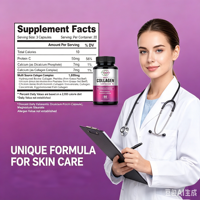Vente directe d'usine OEM/ODM de capsules de biotine, d'acide hyaluronique et de collagène 14 en 1, favorisant la croissance de la peau, des cheveux et des ongles